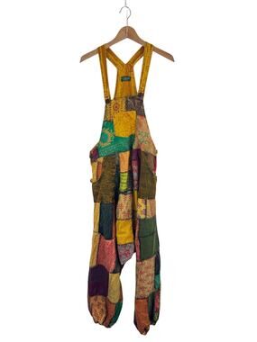 Katmandu Imports Patchwork Harem Overalls